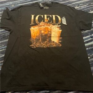 Hot Topic Iced Coffee Graphic Tee NWT XL